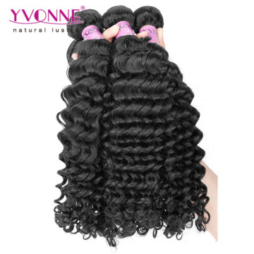 Wholesale Virgin Hair Extension Deep Wave Peruvian Hair